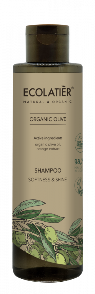ECL Šampón na vlasy „jemnosť a lesk“ OLIVA 