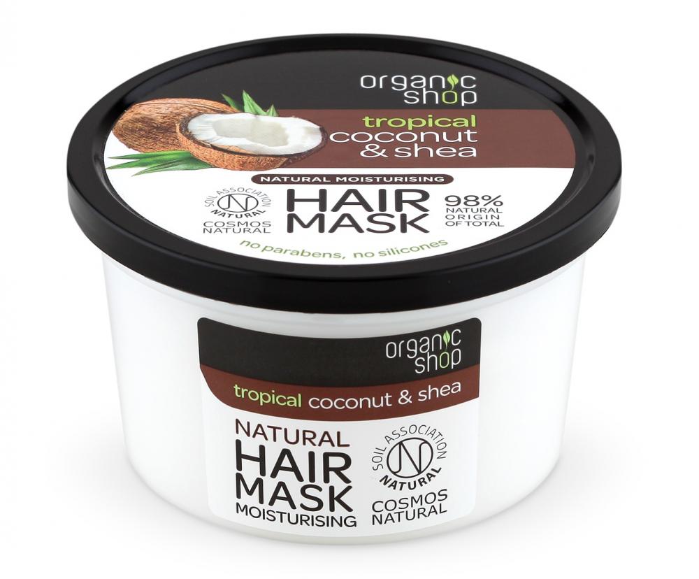 Organic Shop - Kokos & Maslovník - Maska na vlasy