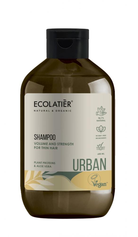 Urban obnovujúci šampón pre tenké vlasy objem a silu – bielkoviny a aloevera 600ml
