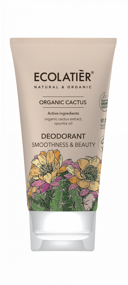 Ecolatier deodorant „hladkosť a krása“ KAKTUS