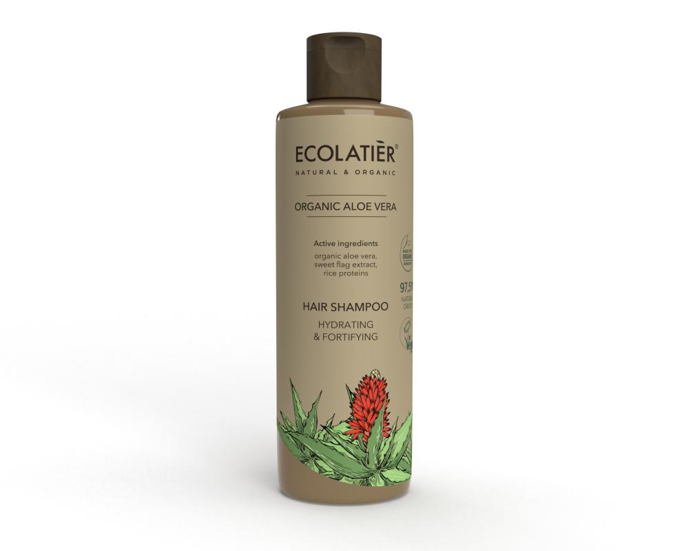 Ecolatier šampón na vlasy „hydratácia a posilnenie“ ALOE VERA