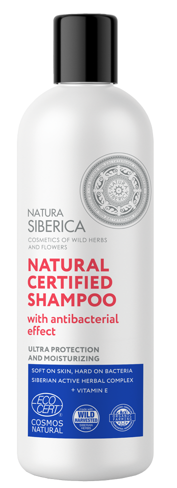 Prírodný certifikovaný šampon s antibakterialným účinkom