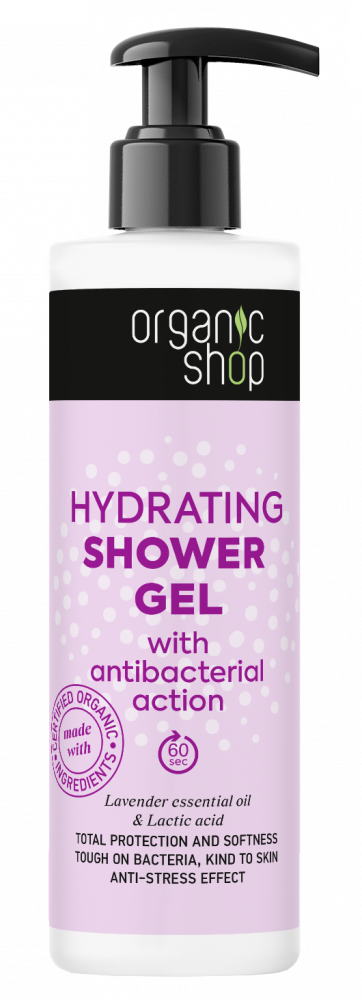Hydratačný sprchový gél s antibakteriálnym účinkom