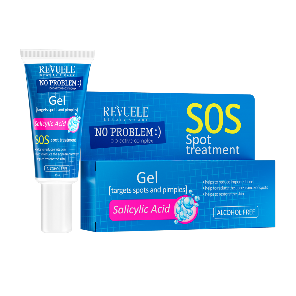Revuele - SOS gél pre lokálnu redukciu vyrážok s kyselinou salicylovou  25ml