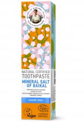 RBA Prírodná certifikovaná zubná pasta - Bajkalská minerálna soľ -Žiarivý úsmev
