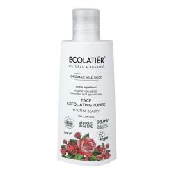 Ecolatier exfolian toner na tvr s organickou divokou ruou