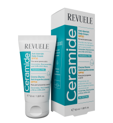 
Revuele - Denn pleov krm s ceramidmi proti vyrkam, SPF 50 
50ml
