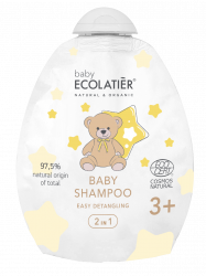 Ecolatier detský šampón 2v1 jednoduché rozèesávanie 3+ doy pack vrecko